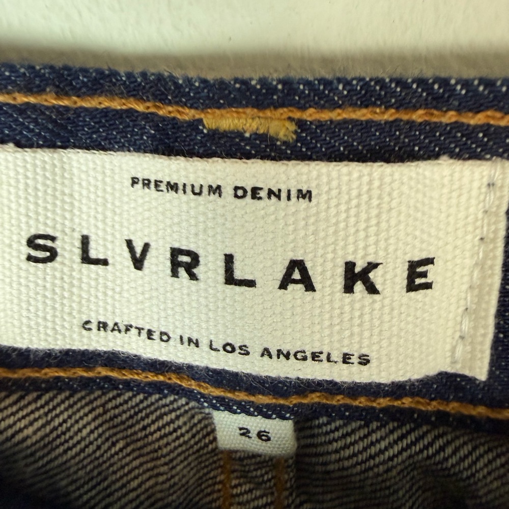 NEW SLVRLAKE selena Wide Leg jean in midnight mile Size 26 - Picture 7 of 10